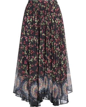 Etro Midnight Midi Skirt Polyester - Gray