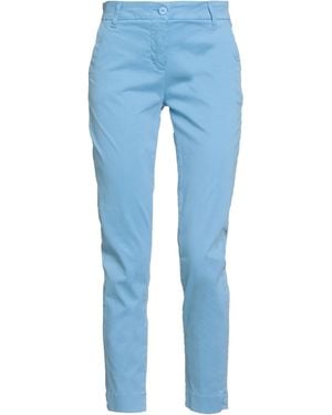 White Wise Pants - Blue