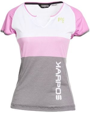 Karpos Charcoal T-Shirt Lyocell, Polyester, Elastane - Pink