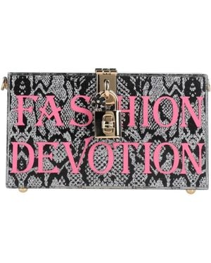Dolce & Gabbana Handbag Natural Resin, Cotton, Polyester - Red