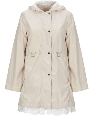 Geospirit Overcoat & Trench Coat Polyester, Cotton, Polyamide - Natural