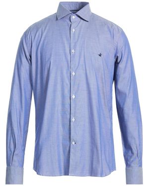 Brooksfield Light Shirt Cotton - Blue