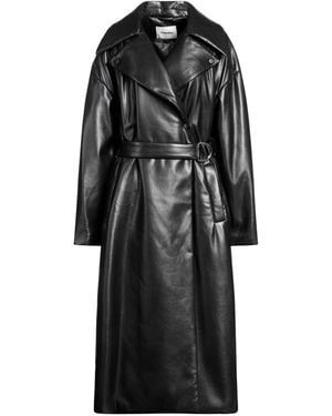Nanushka Trench Liano Con Cintura - Nero