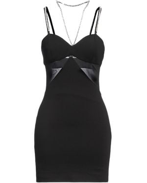 Gaelle Paris Mini Dress Viscose, Polyamide, Elastane - Black