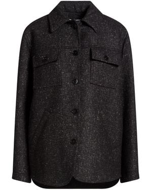 Lardini Jacket Wool, Silk - Black