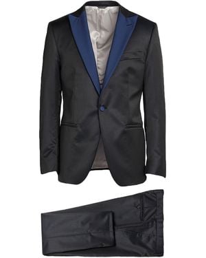 Tombolini Midnight Suit Virgin Wool, Polyester - Blue