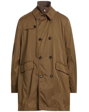 Moncler Overcoat & Trench Coat Polyamide, Polyurethane - Brown