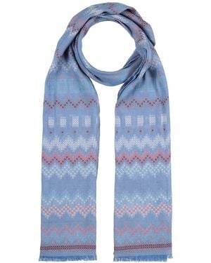 Missoni Light Scarf Linen, Cotton - Blue