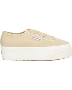 Superga Khaki Sneakers Textile Fibers - Natural