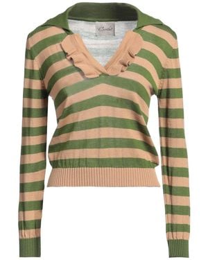 CROCHÈ Sweater Merino Wool, Acrylic - Green