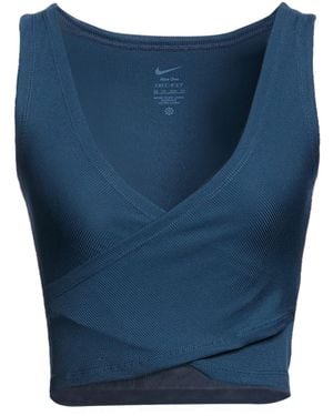 Nike One Top Polyester, Elastane - Blue