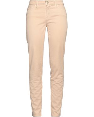 Trussardi Sand Trousers Cotton, Elastane - Natural