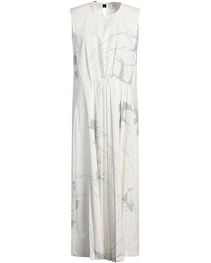 Alysi Maxi Dress Cotton - White