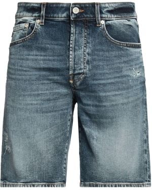 Blauer Denim Shorts - Blue