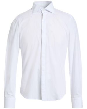 Manuel Ritz Shirt Cotton, Elastane - White