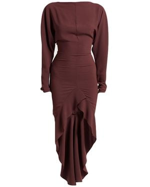Philosophy Di Lorenzo Serafini Vestito Midi - Viola