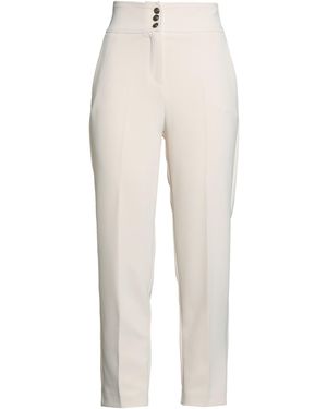 Nenette Trousers Polyester, Elastane - White