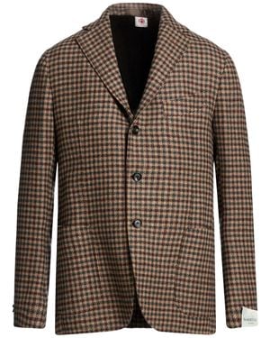 Luigi Borrelli Napoli Blazer Virgin Wool, Silk, Linen - Brown
