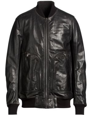 Rick Owens Jacket Calfskin - Black