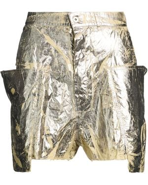 Rick Owens Shorts & Bermuda Shorts Polyamide - Metallic
