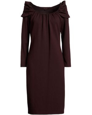 ESCADA Dark Midi Dress Viscose, Polyamide, Elastane - Purple