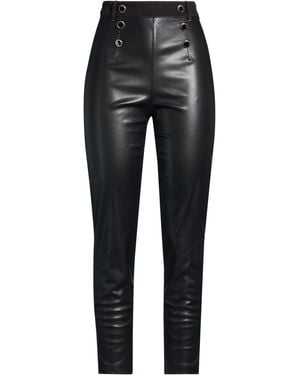 Liu Jo Trousers Polyester, Cotton, Elastane - Black