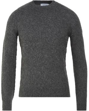 Gran Sasso Charcoal Sweater Virgin Wool - Gray
