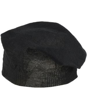 Rick Owens Hat Virgin Wool - Black