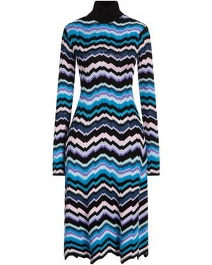 Missoni Midi-Kleid - Blau