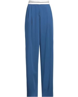 HUGO Trousers Viscose, Polyester, Recycled Polyester, Elastane - Blue