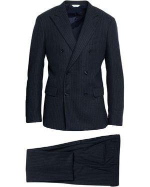 Boglioli Suit Virgin Wool, Polyester, Elastane - Blue