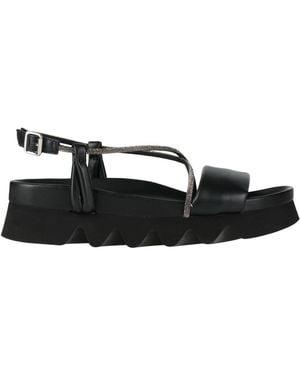 Patrizia Bonfanti Sandals Leather - Black