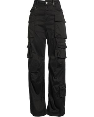 High Pants Lyocell, Cotton, Elastane - Black