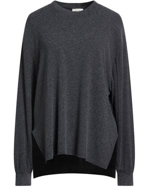 American Vintage Charcoal Jumper Viscose, Polyester, Elastane - Black