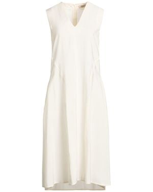 Gentry Portofino Midi-Kleid - Weiß