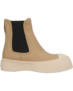 Marni Ankle Boots - Natural