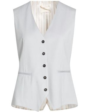 Circolo 1901 Tailored Vests - White