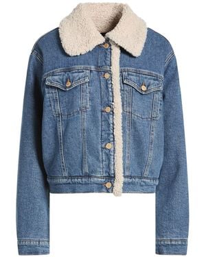 7 For All Mankind Denim Outerwear - Blue