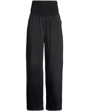 Low Classic Trousers Cotton, Rayon, Polyester, Polyurethane - Black