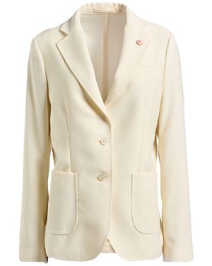 Lardini Cream Blazer Wool - Natural