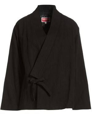 KENZO Jacket Cotton, Linen - Black
