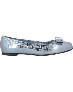 Ferragamo Ballet Flats Calfskin - Blue