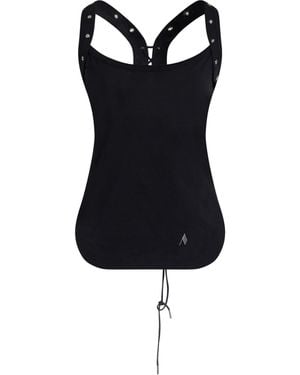The Attico Top Cotton - Black