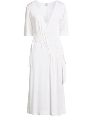 Fedeli Midi Dress Viscose, Cotton - White