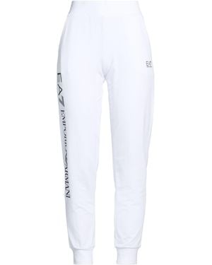 EA7 Pants Cotton, Elastane - White