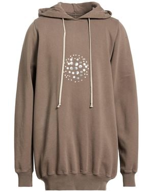 Rick Owens Taupe Sweatshirt Cotton - Brown