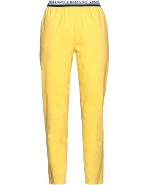ERMANNO FIRENZE Trouser - Yellow