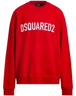 DSquared² Sweatshirt Cotton, Elastane - Red