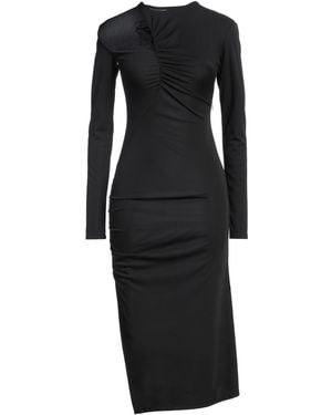 REVISE CONCEPT Midi Dress Polyester, Elastane - Black