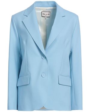 Paul & Joe Blazer Virgin Wool, Elastane - Blue